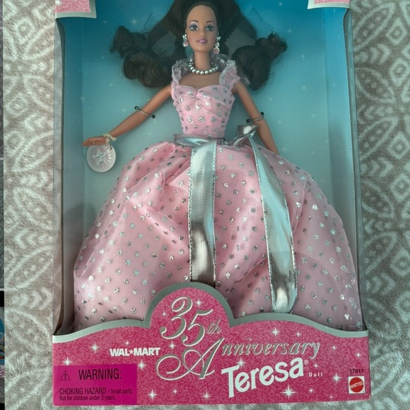 Barbie Other - Barbie Special Edition Doll in Pink and Silver 35th Anniversary